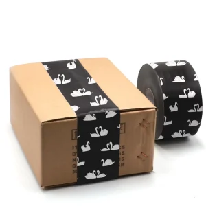 Custom Carton Sealing Paper Tape Self Adhesive Logo Printed Kraft Paper Packing Tape