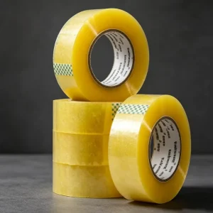 Custom Clear Carton Sealing Tape Acrylic Adhesive Single Sided BOPP Anti UV