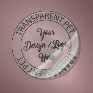 Custom Clear PET Self Adhesive Label for Water Bottles and Envelopes