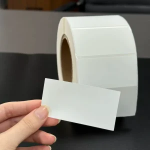 Custom Color Blank Waterproof Self-Adhesive Number Labels for Packaging