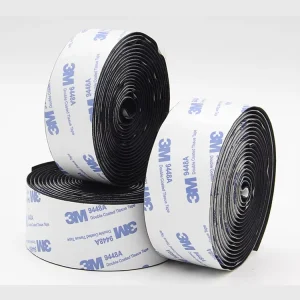 Custom Die Cut Reinforced Nylon Polyester 3M 9448A Velcroes Tape Self Adhesive Heavy Duty Buckle Acrylic Mesh Glue