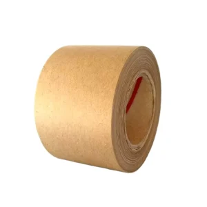 Custom LOGO Eco Friendly Brown Matte Surface Writable Self Adhesive Waterproof Kraft Paper Packing Tape for Carton Sealing