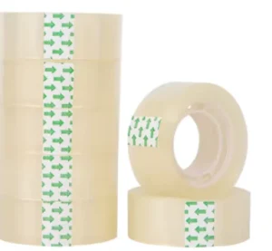 Custom Logo BOPP Self Adhesive Carton Box Packing Tape Single Sided Water Activated Seal with Clear Acrylic Adhesive Packaging