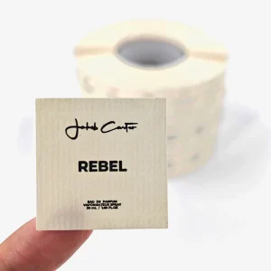 Custom Logo Candle Packaging Labels with Authenticity and Warranty Printing