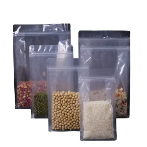 Custom Logo Clear Heavy-Duty Moisture-Proof Food Storage Bags Factory Direct