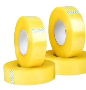 Custom Logo Jumbo Transparent BOPP Material Adhesive Packing Tape Single Sided Hot Melt Water Activated with Custom Logo