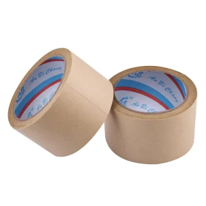Custom Logo Printed Heavy-Duty Eco-Friendly Self-Adhesive Gummed Kraft Paper Tape for Carton Sealing