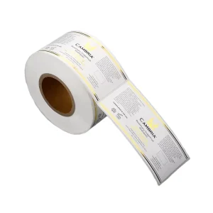 Custom Logo Printing Gold Silver Foil Sticker Waterproof Adhesive Paper Label Packaging Labels