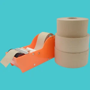 Custom Printed Brand LOGO Kraft Paper Tape Factory Manufacturer Self Adhesive Water Activated Kraft Packaging Tape