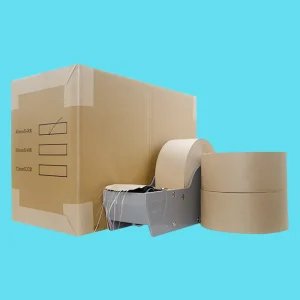 Custom Printed Brand LOGO Kraft Paper Tape Factory Self adhesive Water Activated Tape Kraft
