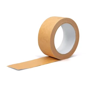 Custom Printed Brown Recyclable Writable Kraft Paper Packaging Tape for Carton Sealing