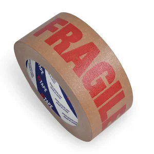 Custom Printed Eco Friendly Kraft Paper Carton Sealing Packaging Water Activated Printable Kraft Tape
