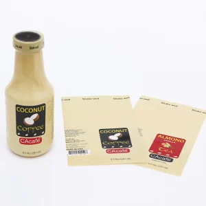 Custom Printed PVC Self adhesive Label PVC Heat Shrink Film Bottle Label Plastic Shrinkable Sleeve