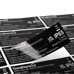 Custom Printed Self Adhesive Label Stickers PVC PP PET Labels Waterproof Holographic Adhesive Labels