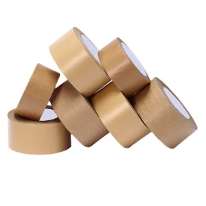 Custom Printed Warning Sign Kraft Paper Tape Eco Biodegradable Packaging Sealing Tape