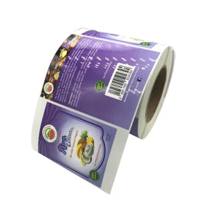 Custom Printed Waterproof Vinyl Packaging Labels Strong Adhesive CMYK/Pantone Glossy or Matte Finish