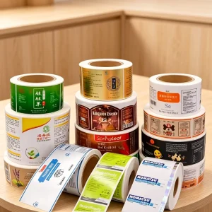 Custom Self Adhesive Roll Multi Purpose Packaging Labels