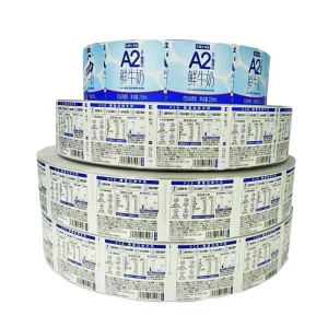 Custom Self-Adhesive Vinyl Heat-Sensitive Instant Redeemable Peel-Reveal Style Printed Information Frozen Packaging Label