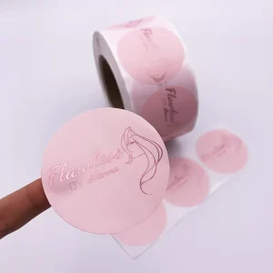 Custom Self-Adhesive Waterproof Vinyl PET Sticker Roll