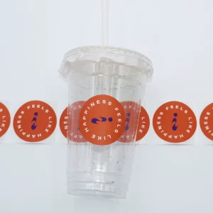 Custom Stickers and Labels Roll Waterproof Vinyl Adhesive Food Product Label