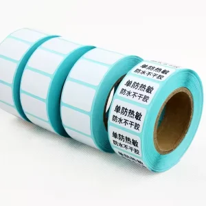 Custom Thermal Barcode Label Self Adhesive Waterproof Adhesive Sticker Thermal Transfer Labels