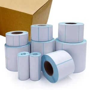 Custom Thermal Label Sticker Rolls Self-Adhesive