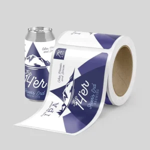 Custom Waterproof Bottle Sticker Label Factory Printing Adhesive Roll Labels OEM ODM Branding Packaging Stickers
