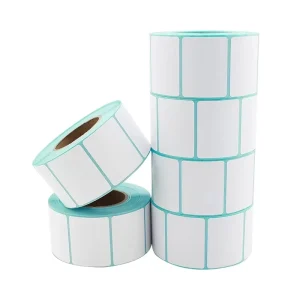 Custom Waterproof Direct Thermal Shipping Labels, Self-Adhesive Paper Packaging Stickers