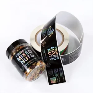 Custom Waterproof Long Strip Self Adhesive Labels for Food Packaging