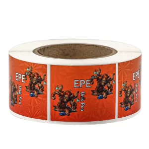 Custom Waterproof Self-Adhesive Vinyl Laser Label Sticker Rolls for Bottles