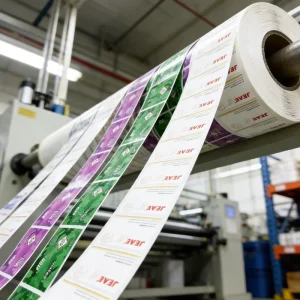 Custom Waterproof Self-Adhesive Vinyl and Kraft Paper Packaging Labels