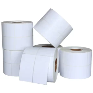 Customisable 100-Sheet Matte White Waterproof Packaging Label Paper for Handicrafts and Arts Crafts