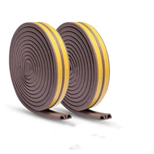 Customizable D, P, E, and I-Shaped EPDM Foam Seal Strips for Doors and Windows