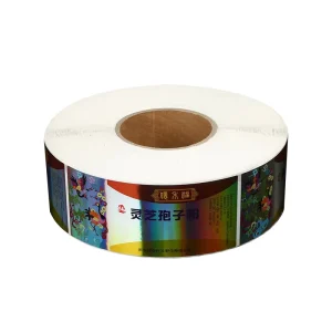 Customizable Self Adhesive PVC PP Vinyl Roll Label Self Adhesive Sticker for Bottle Food Health Product Label