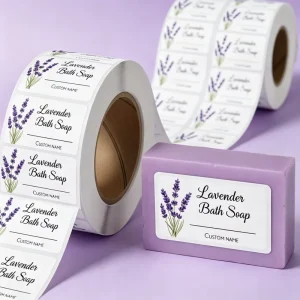 Customizable Soap Label Roll Self-Adhesive Label