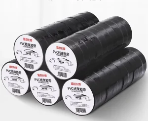 Customize Flexible PVC Acrylic Adhesive Single Electrical Tape for Automotive Wiring Harness Battery Terminal Insulation Fixing