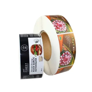 Customized Adhesive Sticker Colorful Gloss Lamination Spice Bottle Label Food Sticker