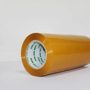Customized Clear Adhesive BOPP Waterproof Carton Sealing Packing Tape Dispensers Water Based Acrylic Glue Jumbo Roll Branded