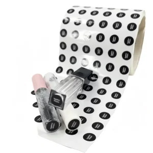 Customized PP Waterproof Adhesive Sticker Roll for Cosmetic Packaging Labels