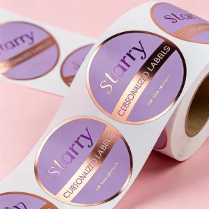Customized Self-Adhesive Labels for Gift Packaging