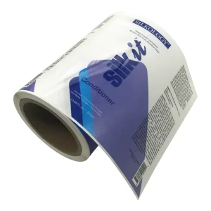 Customized Waterproof Self Adhesive Gold Foil Stamping Transparent PP Roll Cosmetics Labels