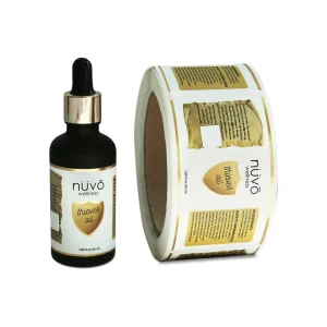 Customized Waterproof Vinyl Self Adhesive Labels Essential Oil Perfume Bottle Stickers Printing