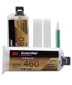 DP460 Epoxy Adhesive High Shear Strength Structural Bonding for Metal Plastic Composite Woodworking Resists Temperature 50ml