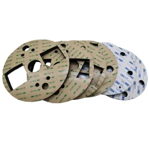 Die-Cut Silicone, Neoprene, CR, EPDM Rubber Foam Gasket with Self-Adhesive EVA Foam