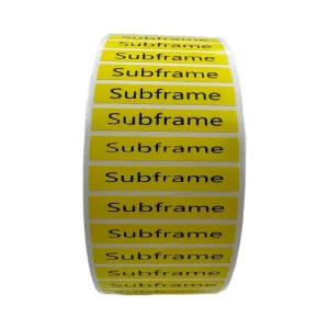 Digital Self-Adhesive Label Variable Coded Stickers Print Flow Labels Packing Label