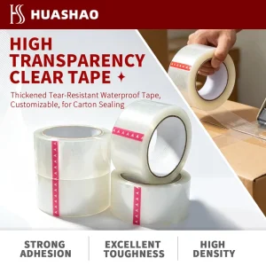 Direct Factory Wholesales Price Thickened Tear resistant Clear Tape Carton Sealing