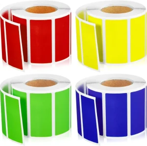 Direct Thermal Barcode Label 50x30mm Waterproof Self Adhesive Shipping Sticker 1250 Labels Roll Custom Color