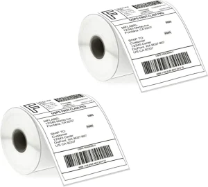 Direct Thermal Label 4×6 Self Adhesive Paper Sticker White Barcode Scale Label Roll