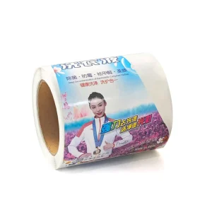 Direct Thermal Laser Self Adhesive Waterproof Oil Proof Scratch Off Holographic Gold Square Shipping Barcode Sticker Labels