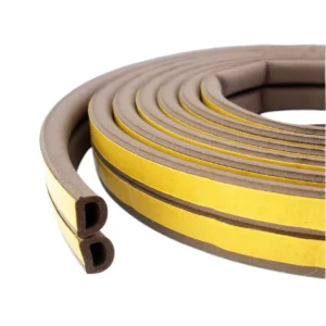 Door Window Sealing Strip Wardrobe Bedroom Wooden Door Gap Anti Collision Soundproof Windproof Insect Proof EPDM P Model Diford
